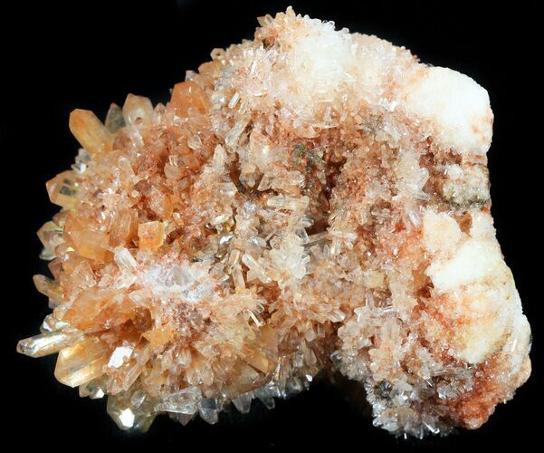 Orange Creedite Crystal Cluster - Durango, Mexico #51656